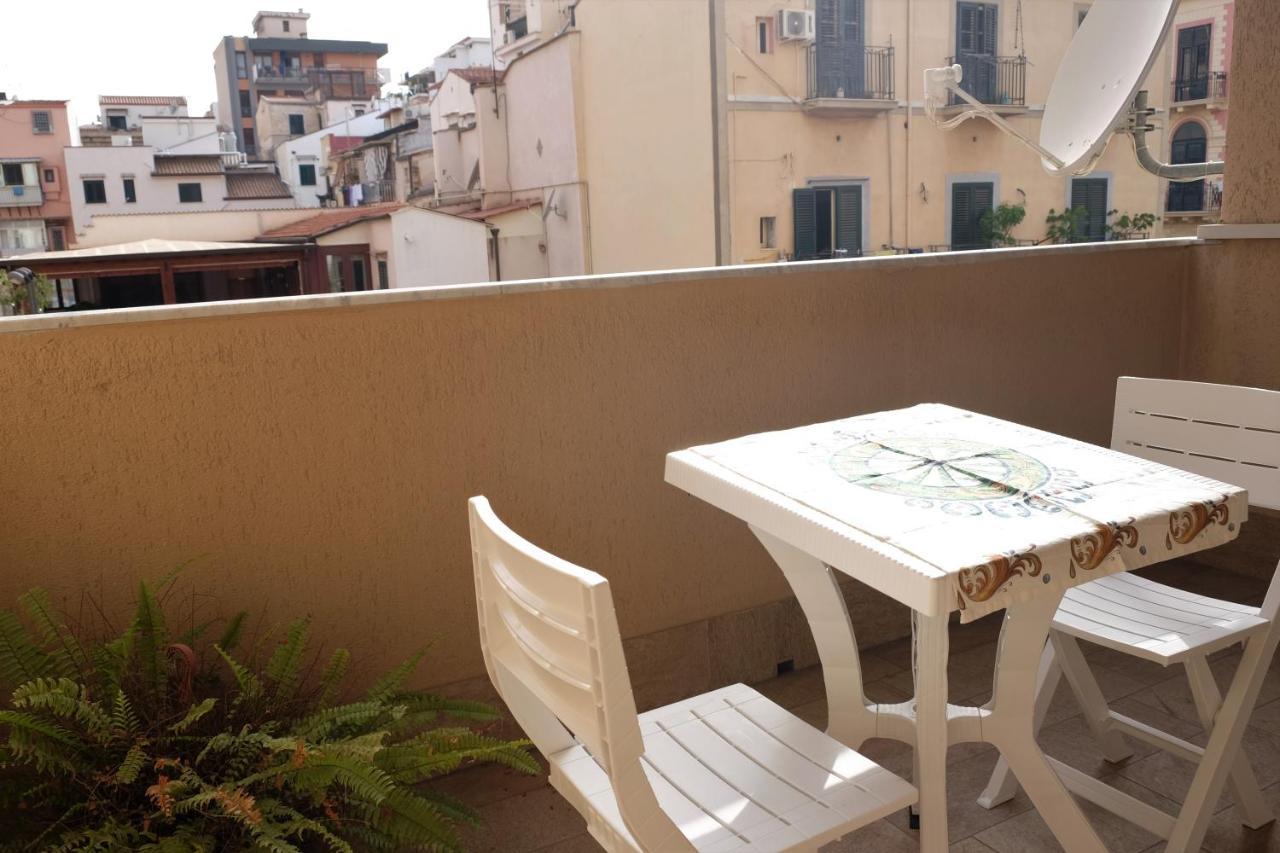 Palermo Old Style - Boutique Apartment With Terrace In Center City Dış mekan fotoğraf